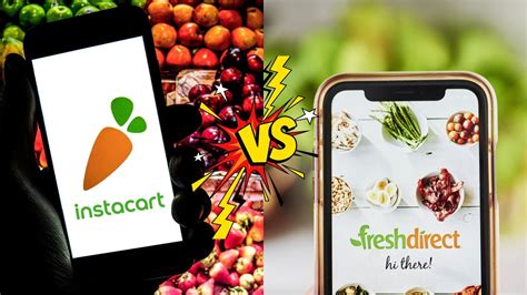 freshdirect vs instacart.